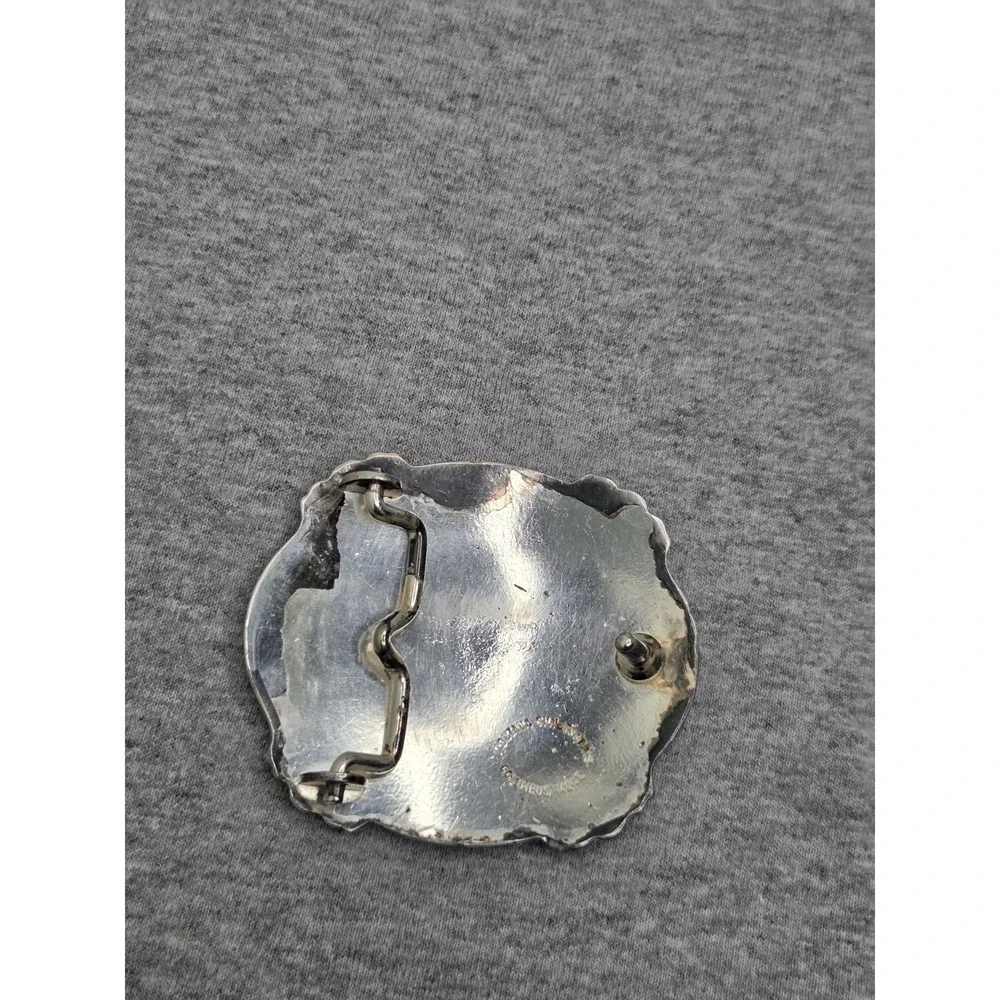 Vintage Montana Silversmiths Longhorn Rodeo Southwestern Belt Buckle Rare